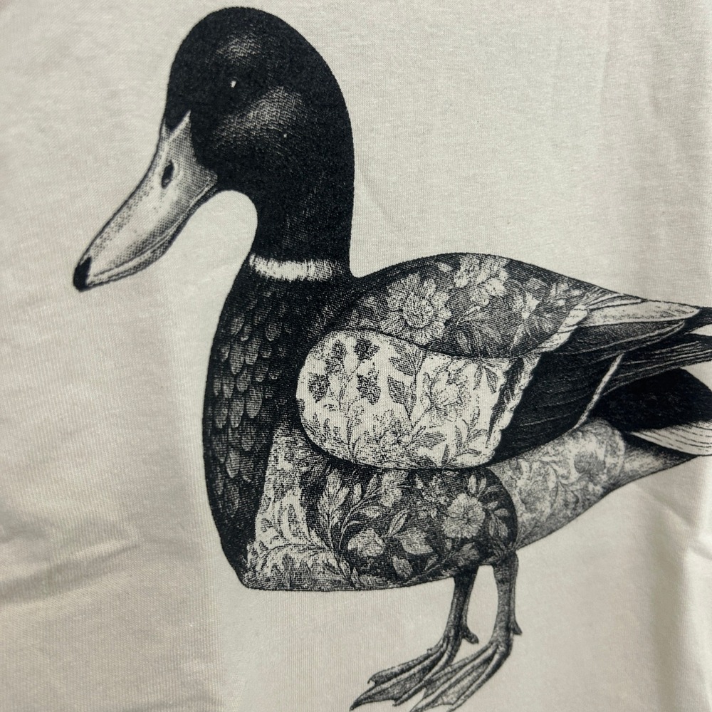 Duck Graphic Tee 6T Beige Cottagecore Toddler Nature Animal Kids Shirt - Picture 2 of 7